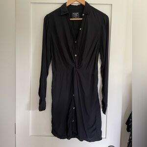 Abercrombie & Fitch Twist Front Buttom Up Shirt Dress